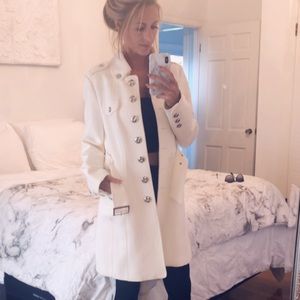 White House Black Market Military Coat